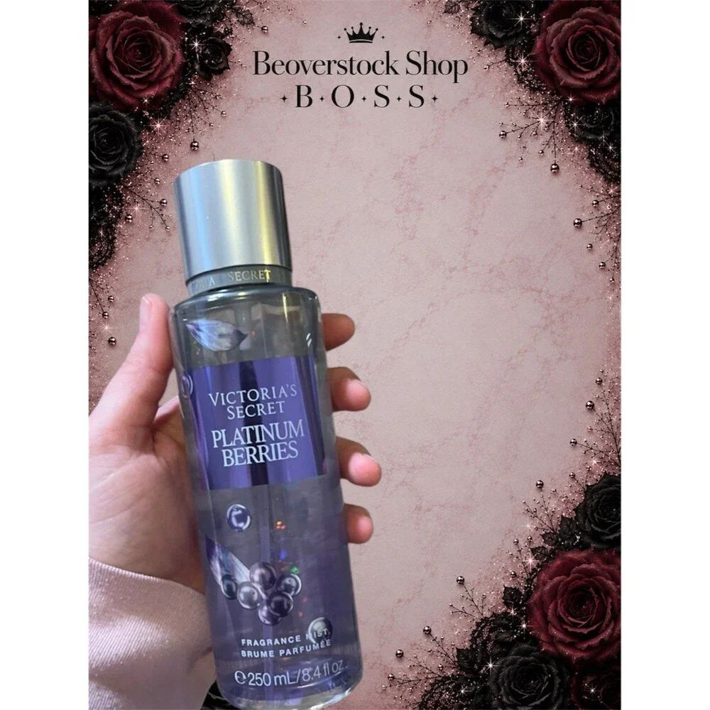 New Victoria’s Secret Platinum Berries Fragrance Mist – 8.4 fl oz